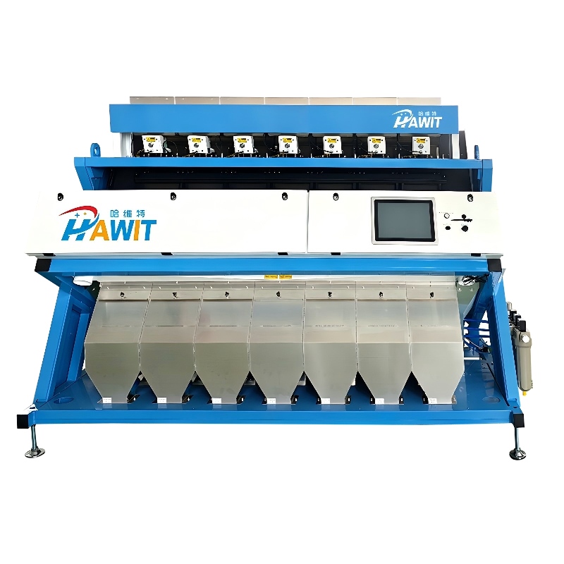 Hawit S model 7 chutes rice color sorter machine