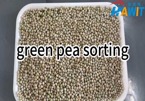 AI HD Deep Learning Color Sorter: green pea sorting (wormhole+broken beans)